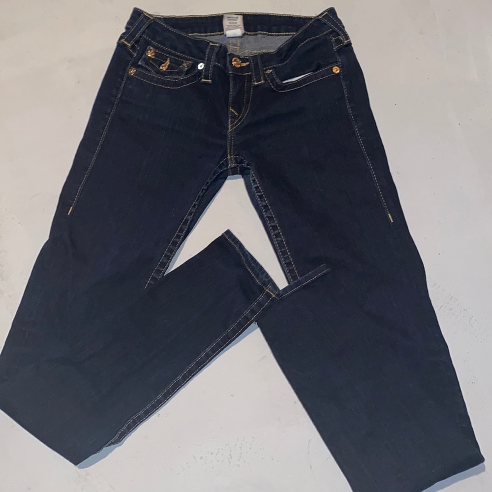True Religion dark denim jean